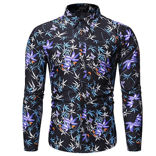 

Men's Daily Shirt - Floral Black