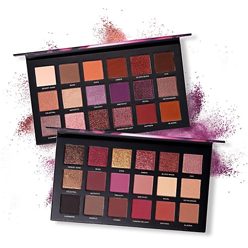 

18 Colors Eyeshadow Matte Eye EyeShadow Cream Kits Easy to Carry Easy to Use lasting Shimmer glitter gloss Long Lasting water-resistant Daily Makeup Halloween Makeup Party Makeup Cosmetic Gift