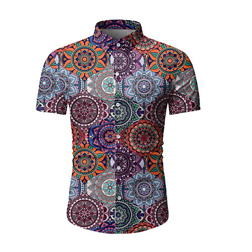 

Men's Graphic Shirt Daily Purple / Short Sleeve