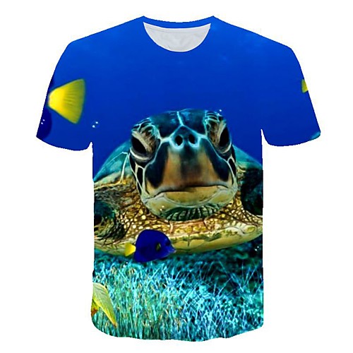

Men's Daily T-shirt - 3D Blue