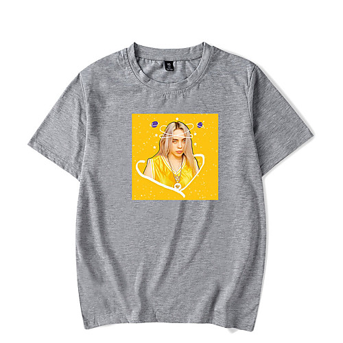 

Inspired by Cosplay Billie Eilish Cosplay Costume T-shirt Pure Cotton Print T-shirt For Men's / Women's