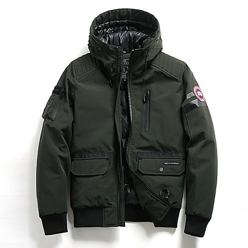 

Men's Color Block Regular Padded, Polyester Black / Army Green / Navy Blue US32 / UK32 / EU40 / US34 / UK34 / EU42 / US36 / UK36 / EU44