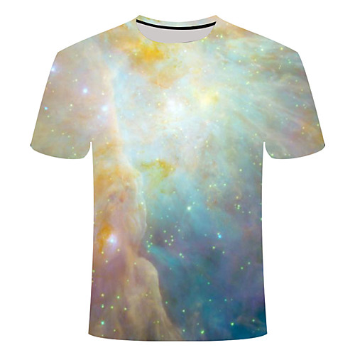 

Men's Daily T-shirt - 3D Print Blue