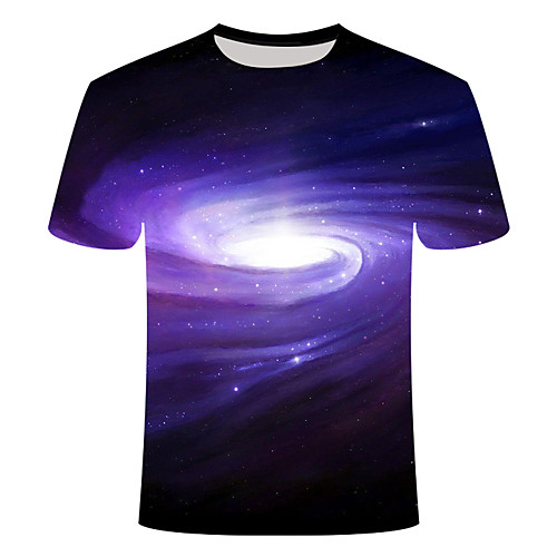

Men's Daily T-shirt - 3D Print Purple