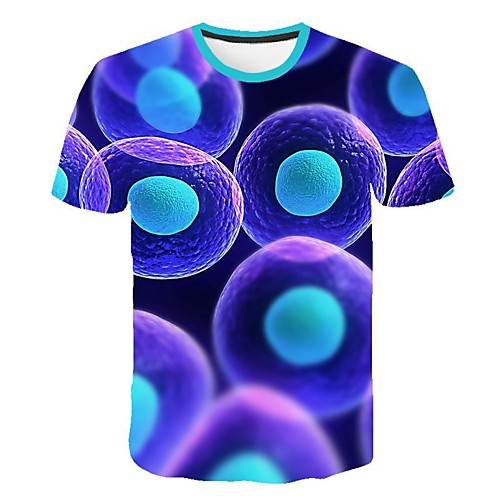 

Men's Daily T-shirt - 3D Print Blue