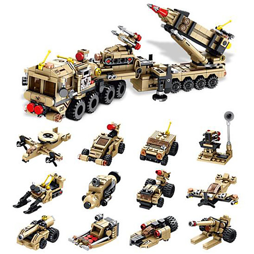 

ENLIGHTEN Building Blocks Minifigures Construction Set Toys Educational Toy Building Bricks Military Warrior Castle Building Toys Boys' Girls' Toy Gift / Kid's