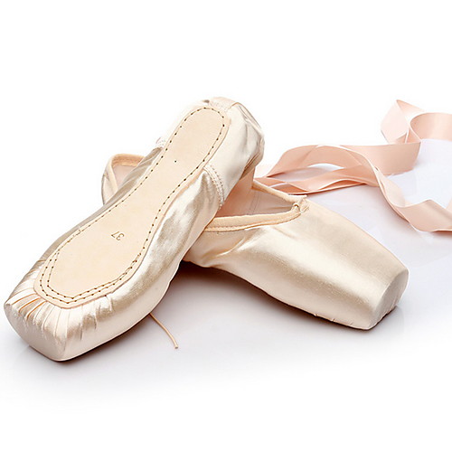 

Women's Ballet Shoes Satin Flat Flat Heel Dance Shoes Pink