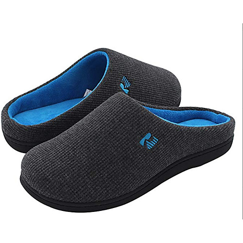 

Men's Comfort Shoes Cotton Fall & Winter Slippers & Flip-Flops Gray