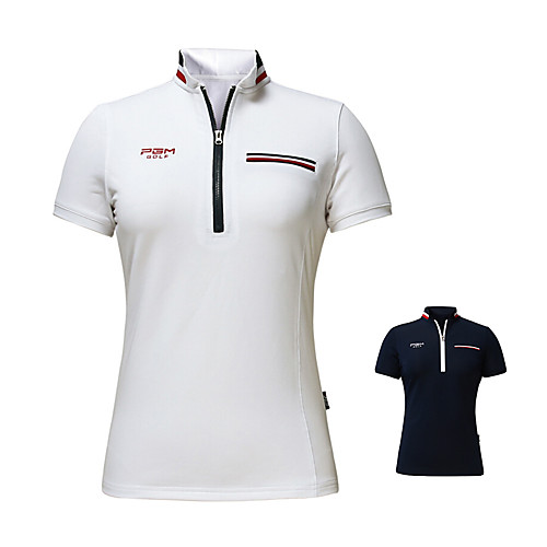 

Women's Girls' Golf Workout Tee / T-shirt Solid Color Breathable Fast Dry High Elasticity Autumn / Fall Spring Summer Leisure Sports Outdoor