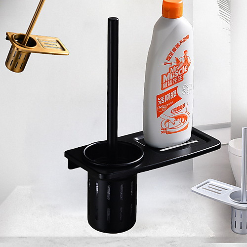 

Toilet Brush Holder New Design / Cool Modern Aluminum 1pc Wall Mounted