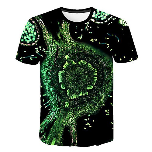 

Men's Daily T-shirt - 3D Print Green