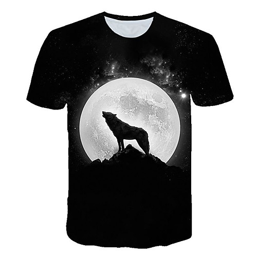 

Men's Daily T-shirt - 3D Print Black