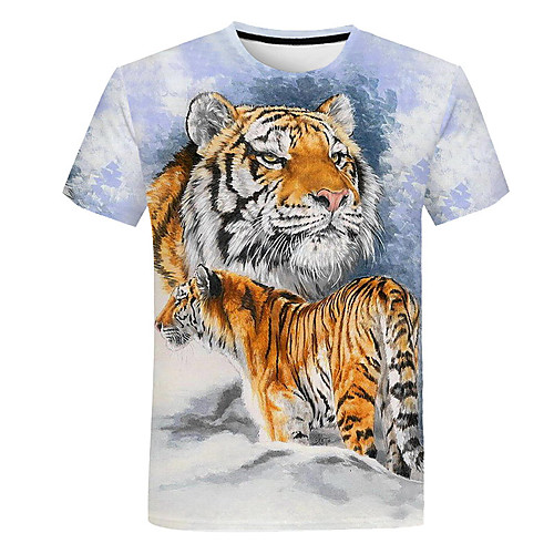 

Men's Daily T-shirt - 3D Blue