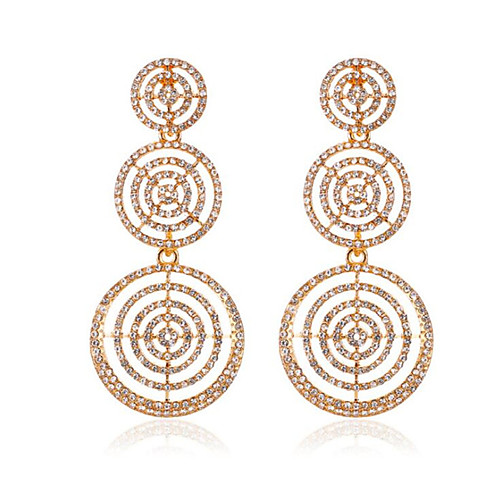 

Women's Drop Earrings Geometrical Fashion Stylish Trendy Earrings Jewelry Gold / Silver For Party / Evening Daily Wear 2 Piece