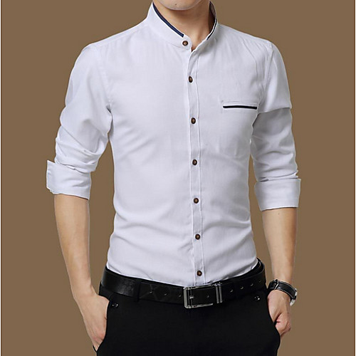 

Men's Daily Shirt - Solid Colored White