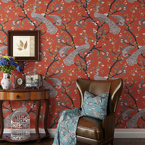 

Wallpaper Nonwoven Wall Covering - Adhesive required Floral / Botanical