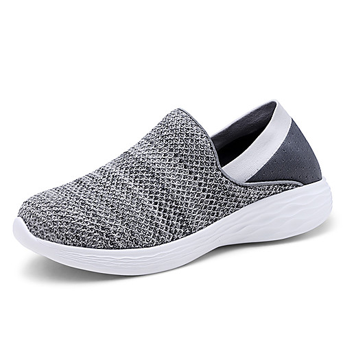 

Men's Comfort Shoes Mesh Summer / Spring & Summer Sporty / Casual Loafers & Slip-Ons Walking Shoes Breathable Black / Blue / Gray