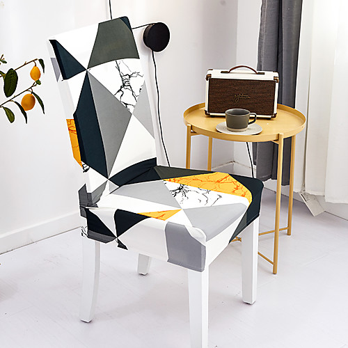 

Chair Cover Geometric / Neutral / Contemporary Printed Polyester Slipcovers
