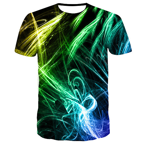 

Men's Daily T-shirt - 3D Print Green
