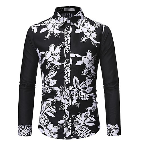 

Men's Daily Shirt - Floral Black