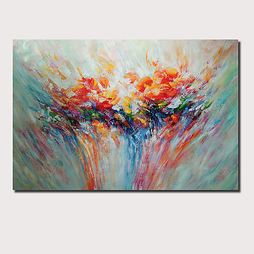 

Oil Painting Hand Painted - Abstract Landscape Comtemporary Modern Stretched Canvas