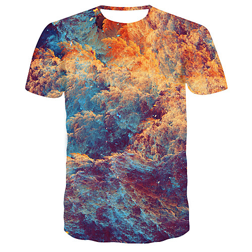 

Men's Daily T-shirt - 3D Print Rainbow