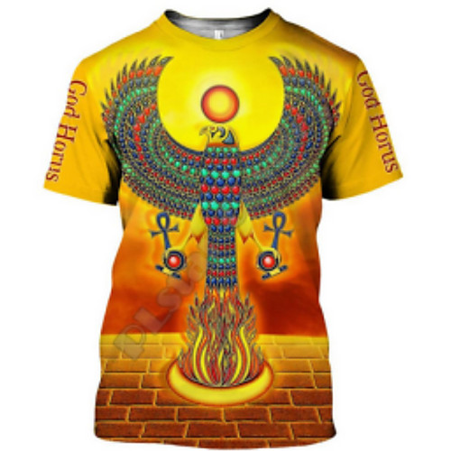 

Men's Daily T-shirt - Geometric Yellow