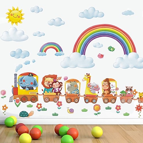

Rainbow Decorative Wall Stickers - Plane Wall Stickers Nursery / Kids Room