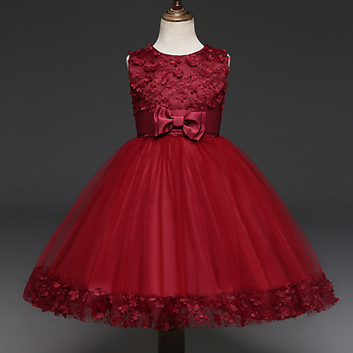 

Princess Dress Flower Girl Dress Girls' Movie Cosplay A-Line Slip Cosplay Purple / Red / Pink Dress Halloween Carnival Masquerade Tulle Polyester