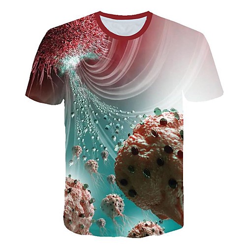 

Men's Daily T-shirt - 3D Print Blue