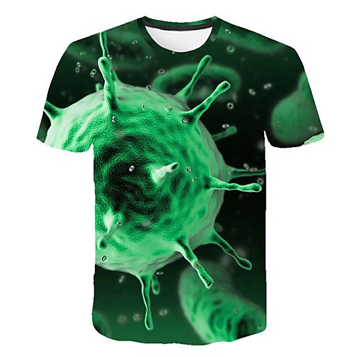 

Men's Daily T-shirt - 3D Print Green