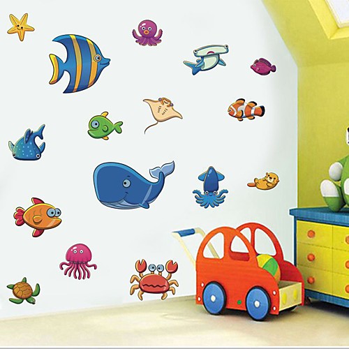 

Decorative Wall Stickers - Plane Wall Stickers Fish / Sea Nursery / Kids Room