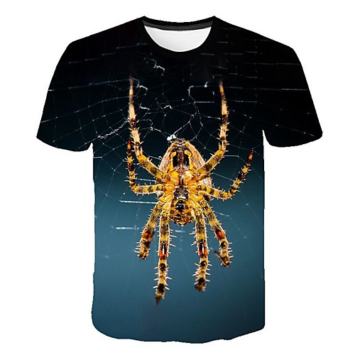 

Men's Daily Going out Basic / Street chic T-shirt - Geometric Print Black