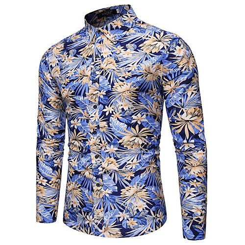 

Men's Daily Shirt - Floral Yellow