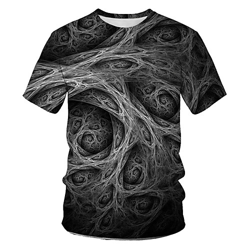 

Men's Holiday Basic T-shirt - Geometric / Galaxy Rainbow