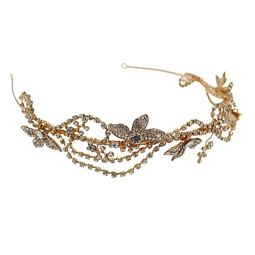 

Alloy Headpiece with Rhinestone 1 Piece Wedding Headpiece