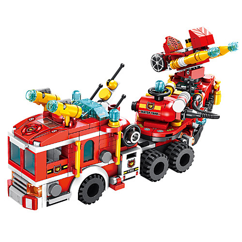 

Building Blocks 557 pcs Vehicles compatible Legoing Simulation Fire Engine Vehicle All Toy Gift / Kid's