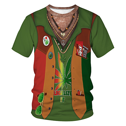

Men's Daily T-shirt - 3D Green