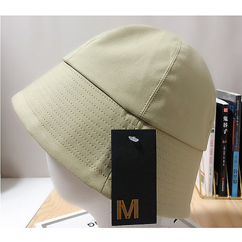 

Women's Basic Cotton Sun Hat-Solid Colored All Seasons Yellow Blushing Pink Khaki