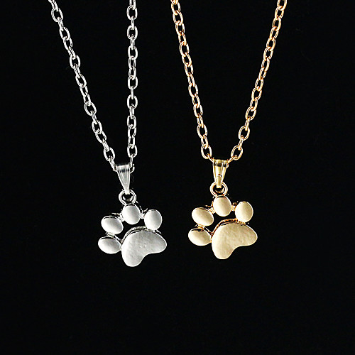 

Women's Pendant Necklace Necklace Friends European Romantic Casual / Sporty Sweet Chrome Gold Silver 50 cm Necklace Jewelry 1pc For Street Festival