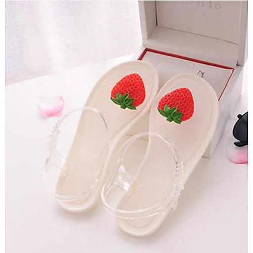 

Women's Slippers & Flip-Flops Katy Perry Sandals Flat Heel Open Toe PU Summer Clear / White / Black