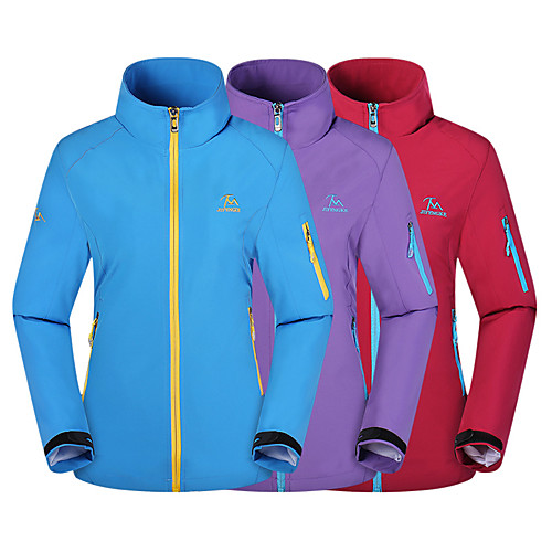 

Women's Running Jacket Windbreaker Winter Stand Running Walking Jogging Waterproof Windproof Breathable Sportswear Plus Size Jacket Top Long Sleeve Activewear Micro-elastic / Quick Dry / Quick Dry