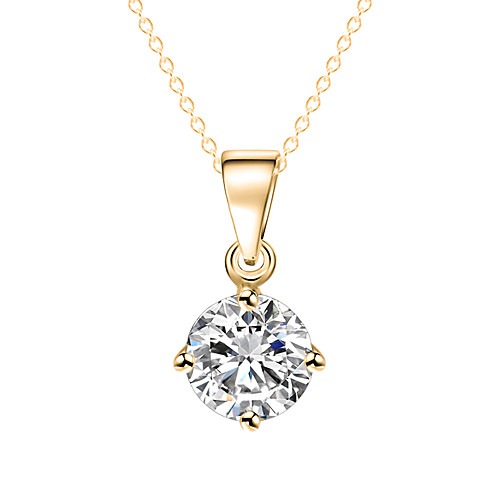 

Women's Pendant Necklace Necklace Friends European Romantic Casual / Sporty Sweet Chrome Gold Silver 45 cm Necklace Jewelry 1pc For Street Festival
