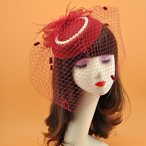 

Feathers Fascinators with Feather 1 Piece Tea Party / Horse Race Headpiece