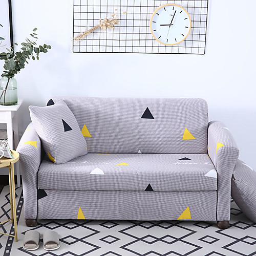 

Sofa Cover Stretch Cheap Couch Cover 1 Piece Soft Durable Slipcovers Washable Furniture Protector Loveseat L-shape(You will Get 1 Throw Pillow Case as free Gift)