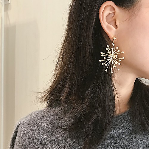 

Women's Earrings Holiday Wedding Birthday Romantic Earrings Jewelry Gold / Silver For Date Street Festival 1 Pair