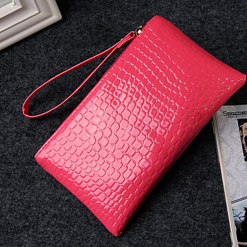 

Women's PU Evening Bag Solid Color Red / Blue / Black