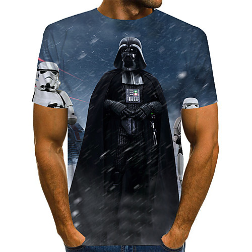 

Men's Daily Basic T-shirt - 3D Rainbow