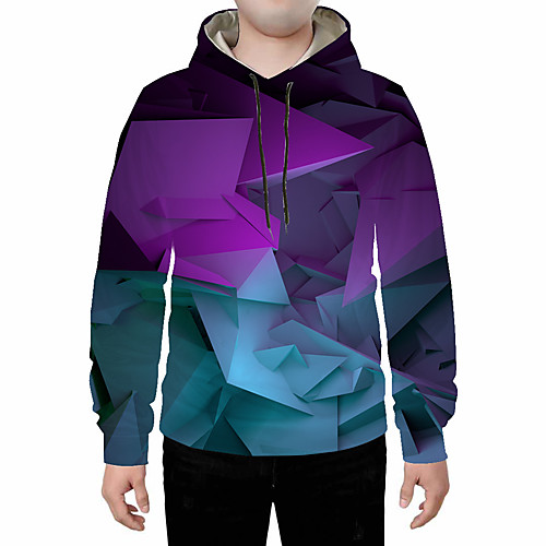 

Men's Basic Hoodie - 3D Rainbow US32 / UK32 / EU40