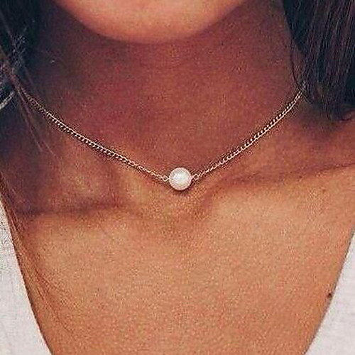 

Women's Pendant Necklace Necklace Friends European Romantic Casual / Sporty Sweet Chrome Silver 35 cm Necklace Jewelry 1pc For Street Festival